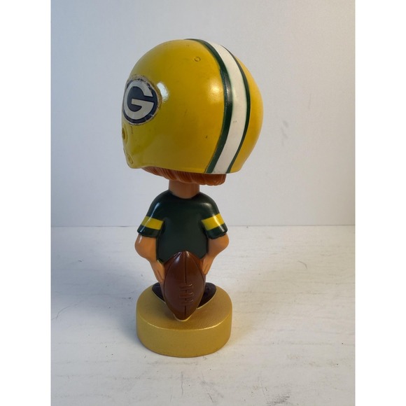 Sports Specialties 1975 Bobblehead Green Bay Packers NFL Football Nodder Vintage - Picture 6 of 16